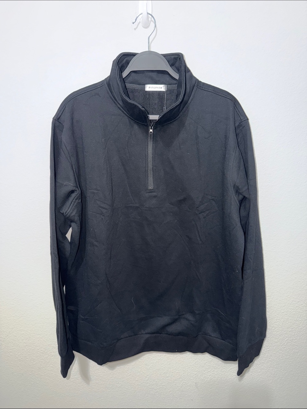 Women’s Half-Zip Pullover Sweatshirt - Black